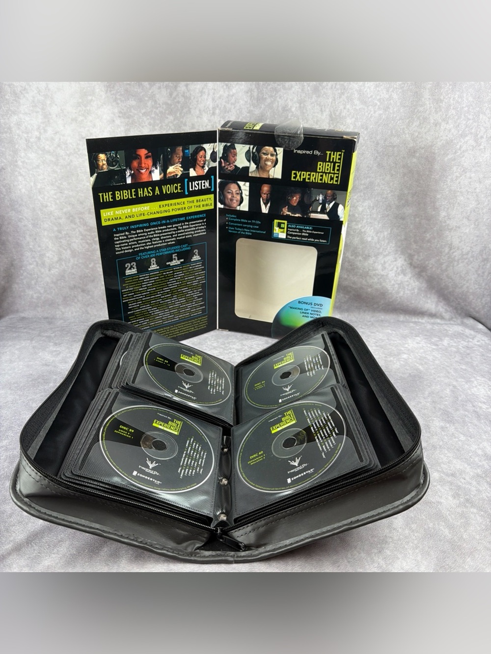 The Bible Experience Complete Bible 79 CD Set TNIV Zondervan 2007 Audio Bible